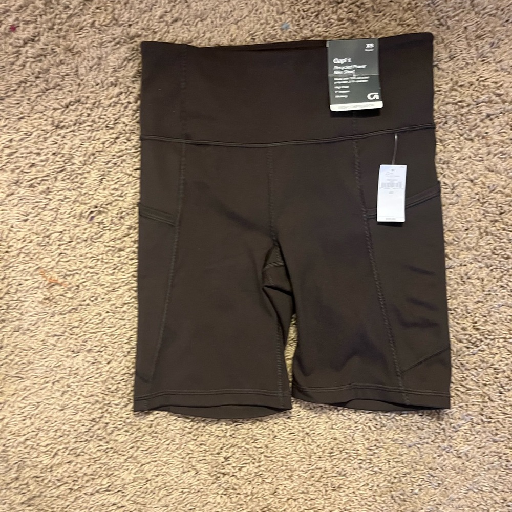Brown Biker Shorts from Gap, size XS new with tags